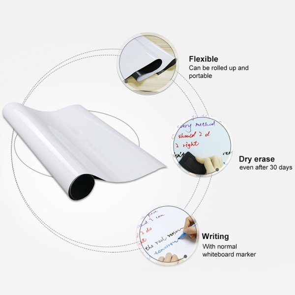 Wall Soft Whiteboard Magnets Erasable Writing Board